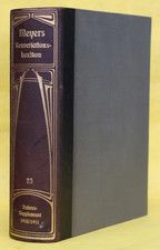MEYER,GROSSES KONVERSATIONS-LEXIKON,23.BAND,JAHRES-SUPPLEMENT,6.AUFLAGE,1912,TOP