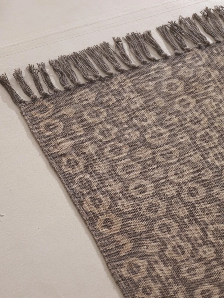 Bohemian Cotton Area Rug Carpet Hand Woven Living Room Decor Floor Runner Mat - Image 3 of 4