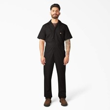 Dickies Mens Short Sleeve Coveralls Cotton Polyester