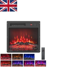 Inserto Camino Elettrico Libera Installazione 19" - Fiamma e Telecomando Personalizzabili