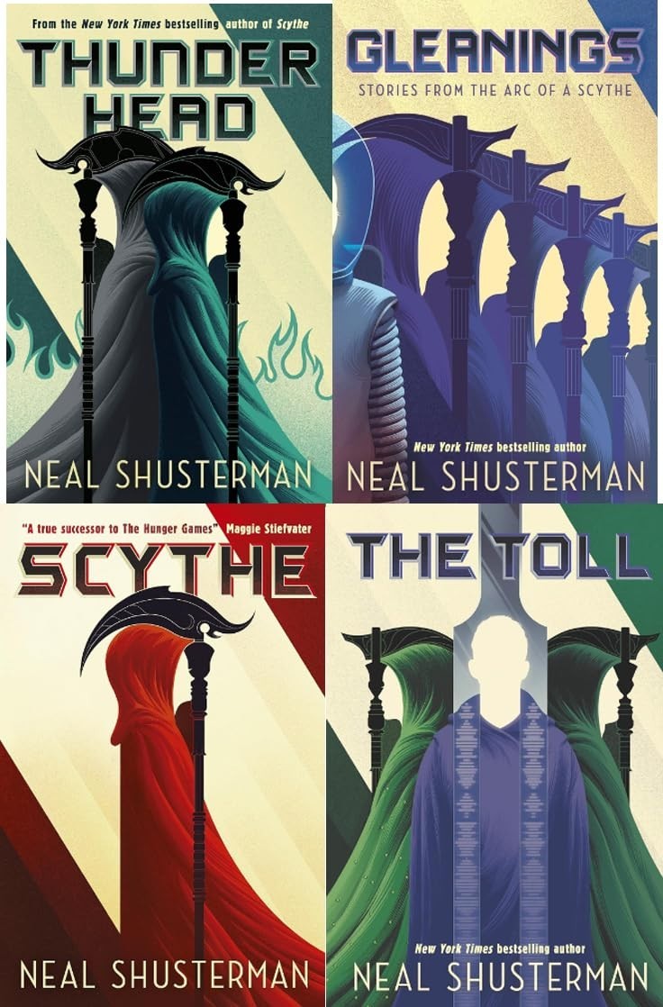 Arc Of A Scythe Series By Neal Shusterman 4 Books Collection Set Gleanings,Toll