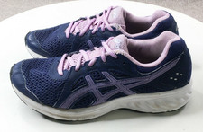 ASICS Jolt 2 Running Shoes Girl 5.5 Blue Purple Athletic Sneakers Walking Gym