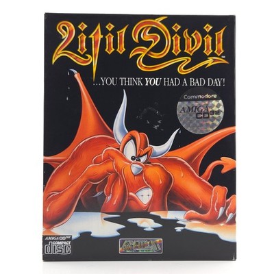 Commodore Amiga CD32: Litil Divil - Big Box OVP (CBM CD-ROM PAL) Gremlin 1994