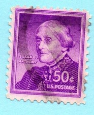 TIMBRE ETATS-UNIS 1955  SUSAN B ANTHONY    SC 1051
