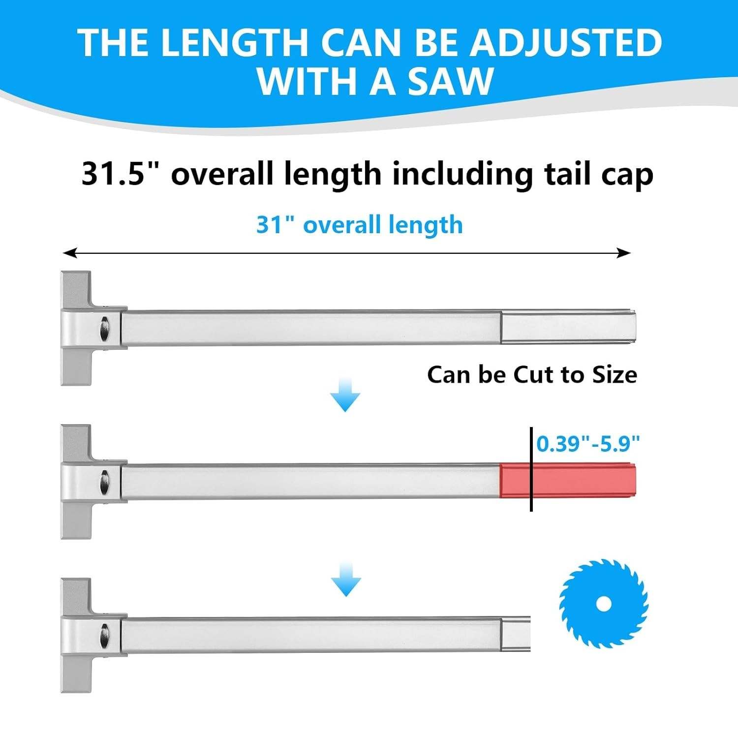Commercial Panic Exit Door Push Bar 80cm Stainless Steel Emergency Lock