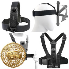 Sruim Chest Mount Harness Chesty Vest Head Mount Strap Kit For Insta 360 X5 X4