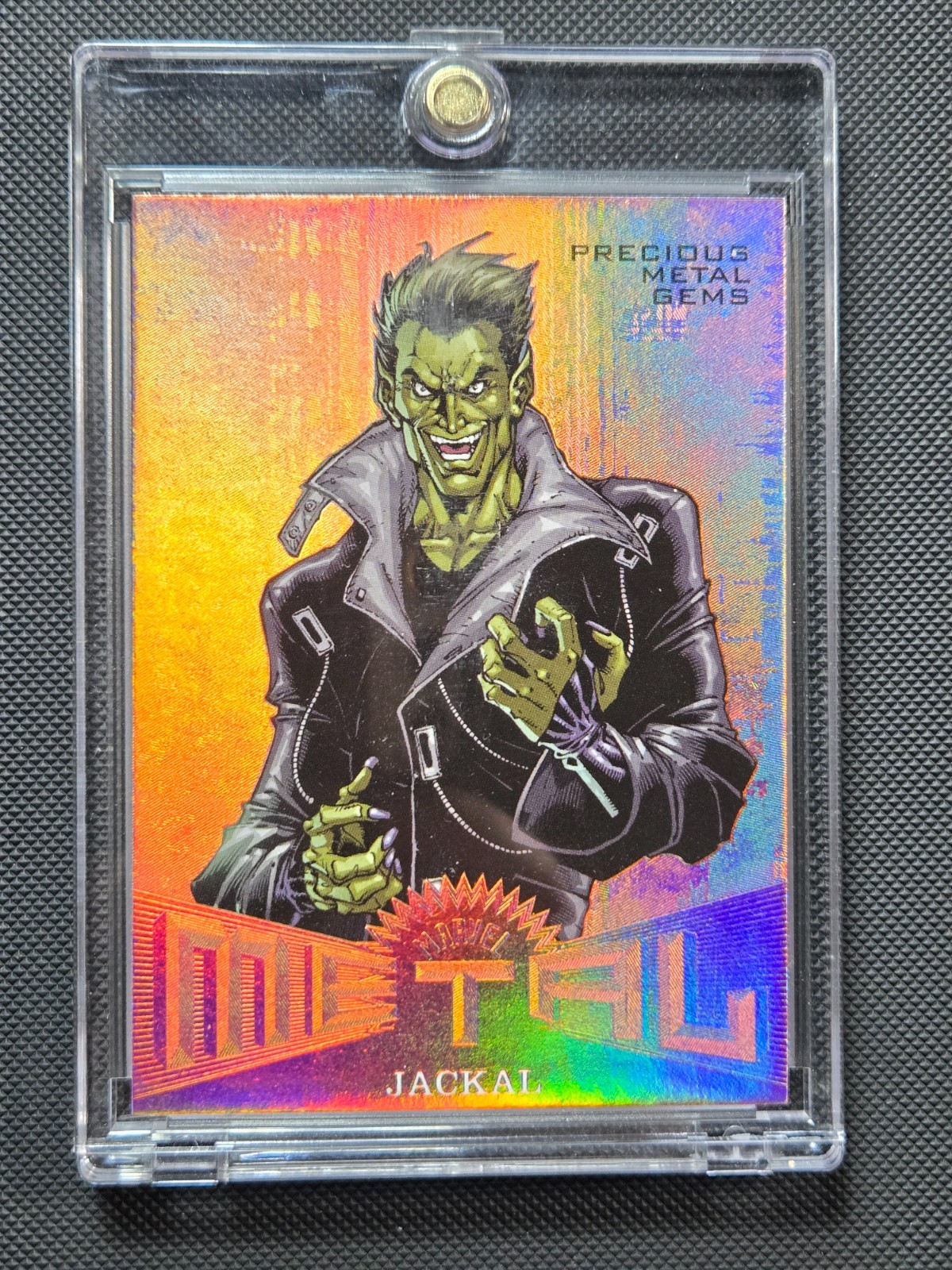 2017 Fleer Ultra Spider-Man Precious Metal Gems PMG Bronze #MM49 Jackal #/199