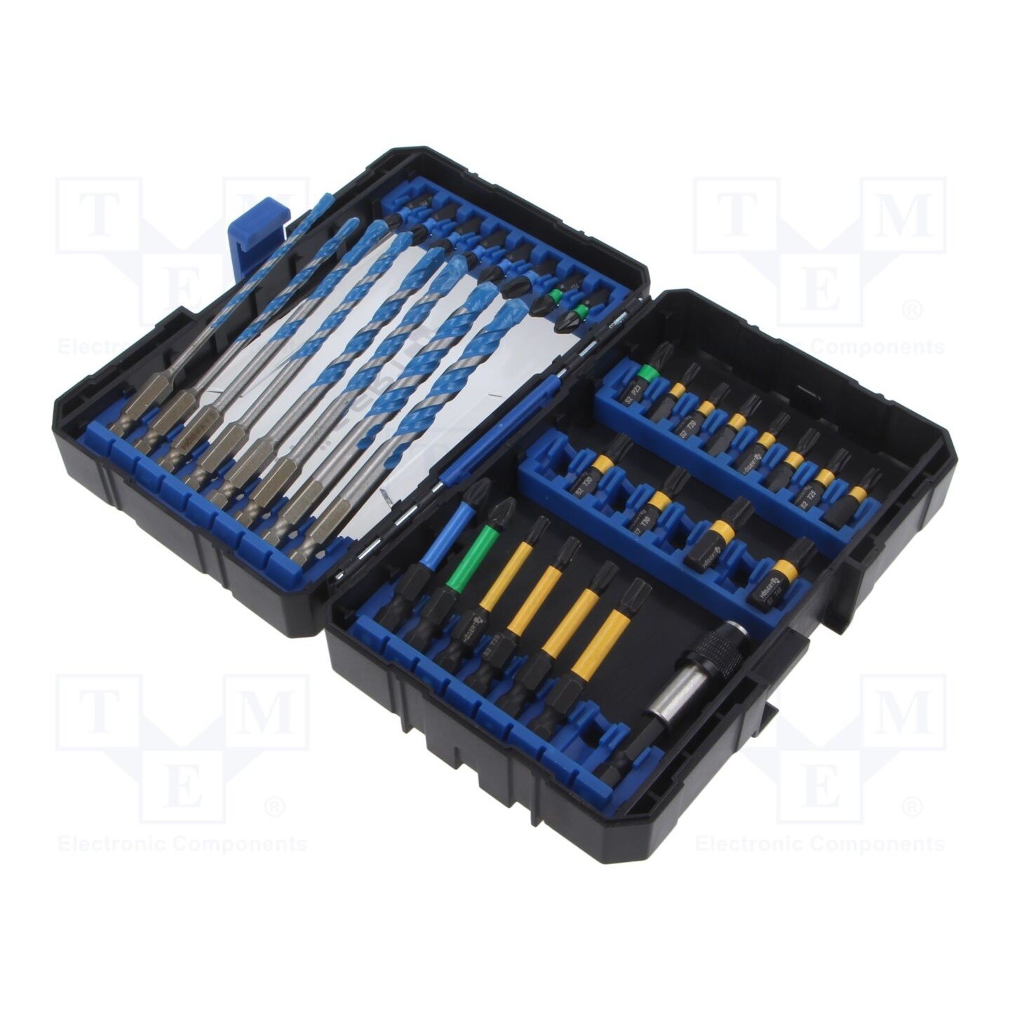 Hogert Technik HT1S801 Serie di punte per giraviti in cassetta di plastica - Immagine 2