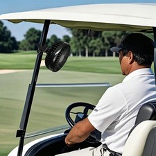 Golf Cart Fan Auto Air Circulator Accessories Easy Installation Replace Parts