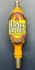 JW Dundee’s Original Honey Brown Lager Beer Tap Handle With Unique Raised Badge