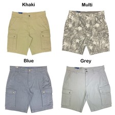 Pantalón Corto Carga Iron Clothing Co. Para Hombre Calce Regular Elastizado con Cremallera Lateral Carga