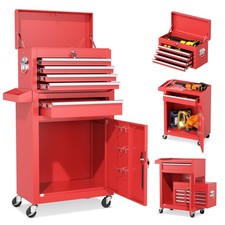 Rolling Tool Chest 5-drawer Tool Box Organizer Wlockable Wheels
