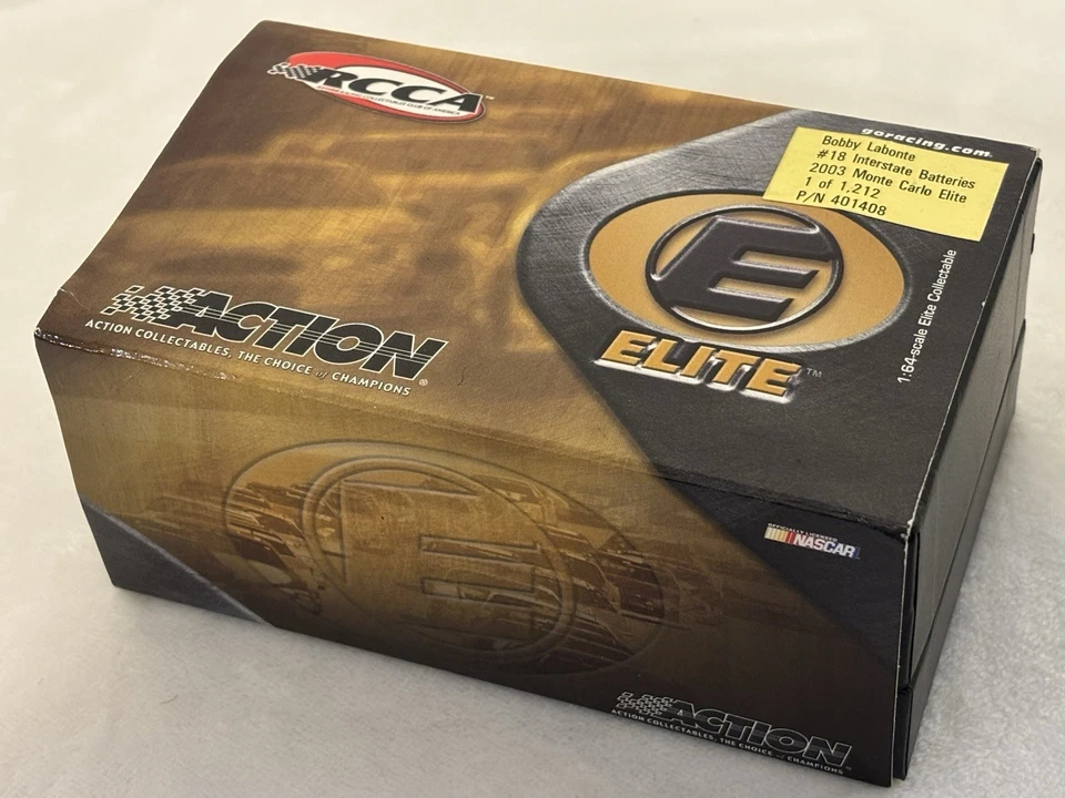 Action Elite 1:64 Bobby Labonte Interstate Batteries 2003 Monte Carlo Elite - Image 4 of 4