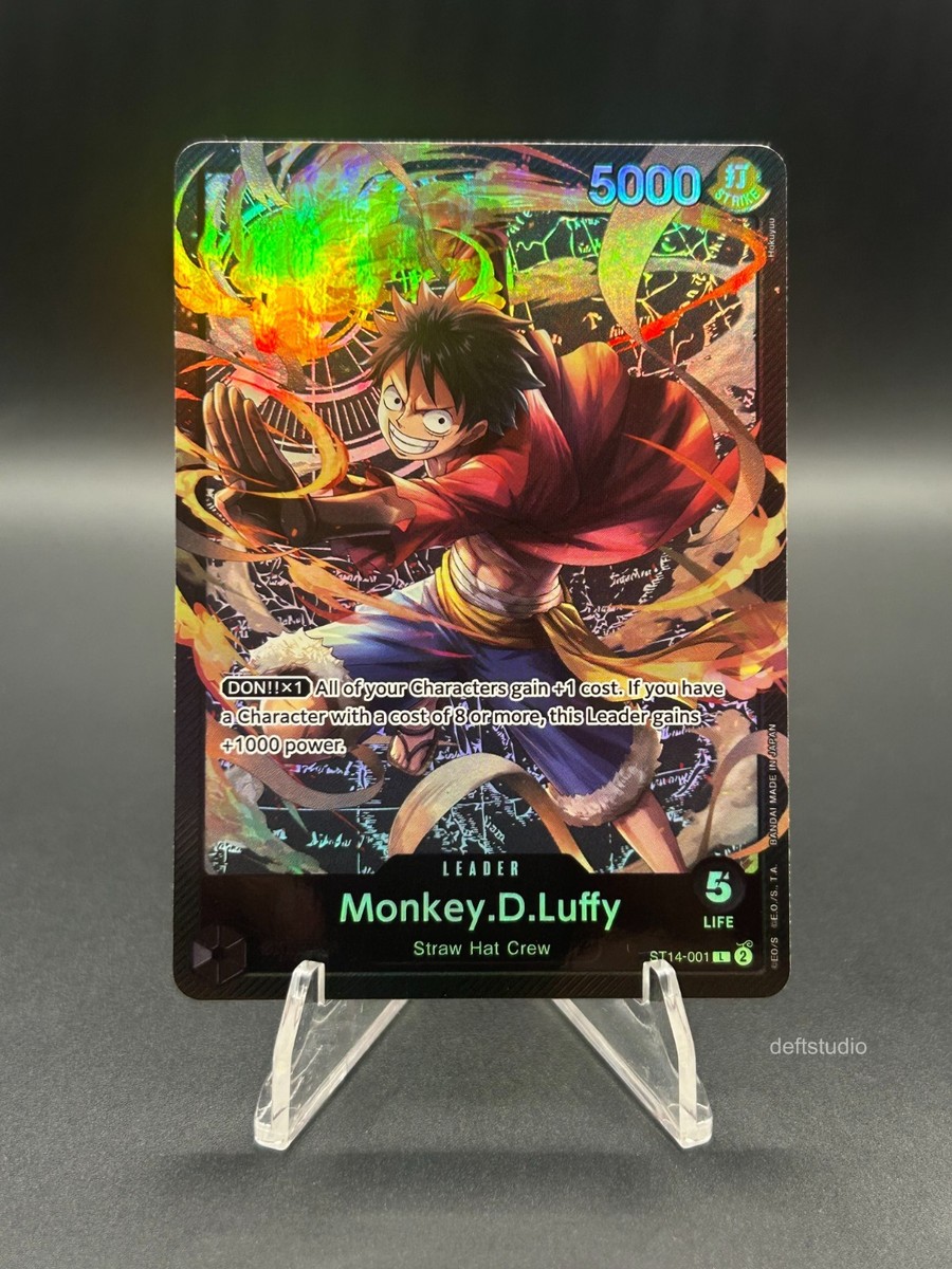 Monkey.D.Luffy • ST14-001 Alt Art Leader Starter Deck 14 Holo One