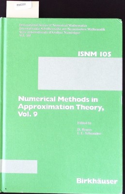 Numerical methods of approximation theory, vol. 9. Proceedings of a Conference o