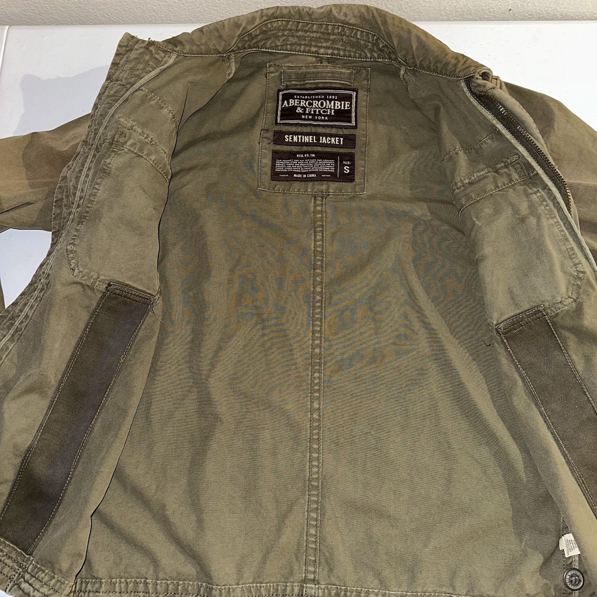 Vintage Abercrombie & Fitch Sentinel Jacket Military Field Army OG