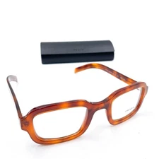 Prada Eyeglasses Brown Tortoise Shell VPR 16V Acetate Frames Havana