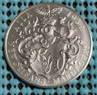 1967 Krewe of ALLA / The Time Machine  .999 FINE SILVER Mardi Gras Doubloon