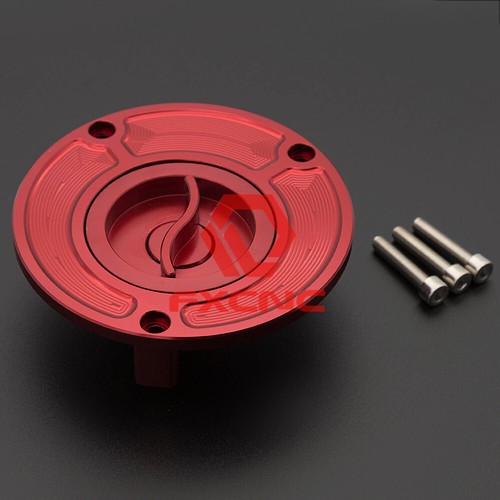 For Monkeybike Z125 Motorcycle Keyless rotation Fuel Tank Gas Cap Cover Aluminum - Picture 8 of 12