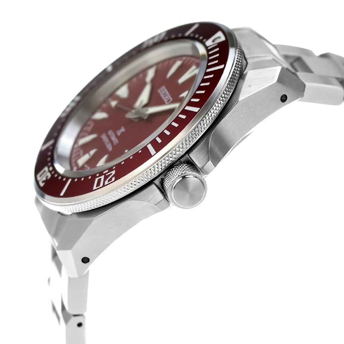 SEIKO Prospex Sea Samurai SRPL11K1 Automatic Red Dial Date Display