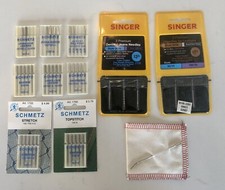 34 Schmetz Sewing Machine Needles 130/705  6 Singer Needles 100/16 - NEW  USED