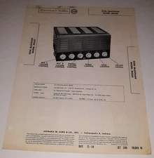 Don McGohan Model MG60 Photofact Folder Free Shipping