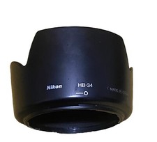 Nikon-HB-34 Bayonet Lens Hood-For 55-200mm f4-5.6G ED AF-S DX Nikkor Zoom Lens