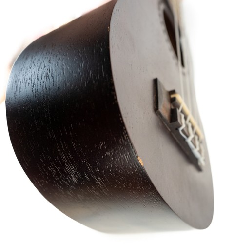 Kala Satin Mahagoni Langhals Sopran Ukulele, gravierte Rosette mit Fender Gigb - Bild 11 von 13