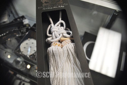100% Auténtico Junction Produce VIP NUEVO Blanco FUSA Nudo Cuerda Accesorio KIKU - Imagen 2 de 2