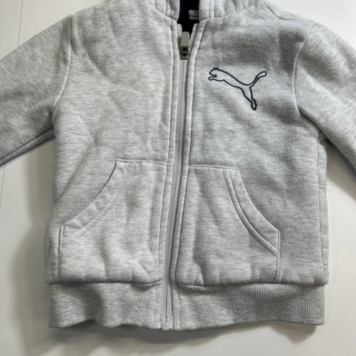 Puma Large Logo Pullover Hoodie Boys Size 2T Casual Outerwear Toddler Insulated - Picture 4 of 10