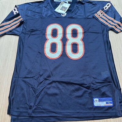 Deadstock Y2K Chicago Bears VTG Marcus Robinson #88 NOS Blue ON FIELD Jersey L