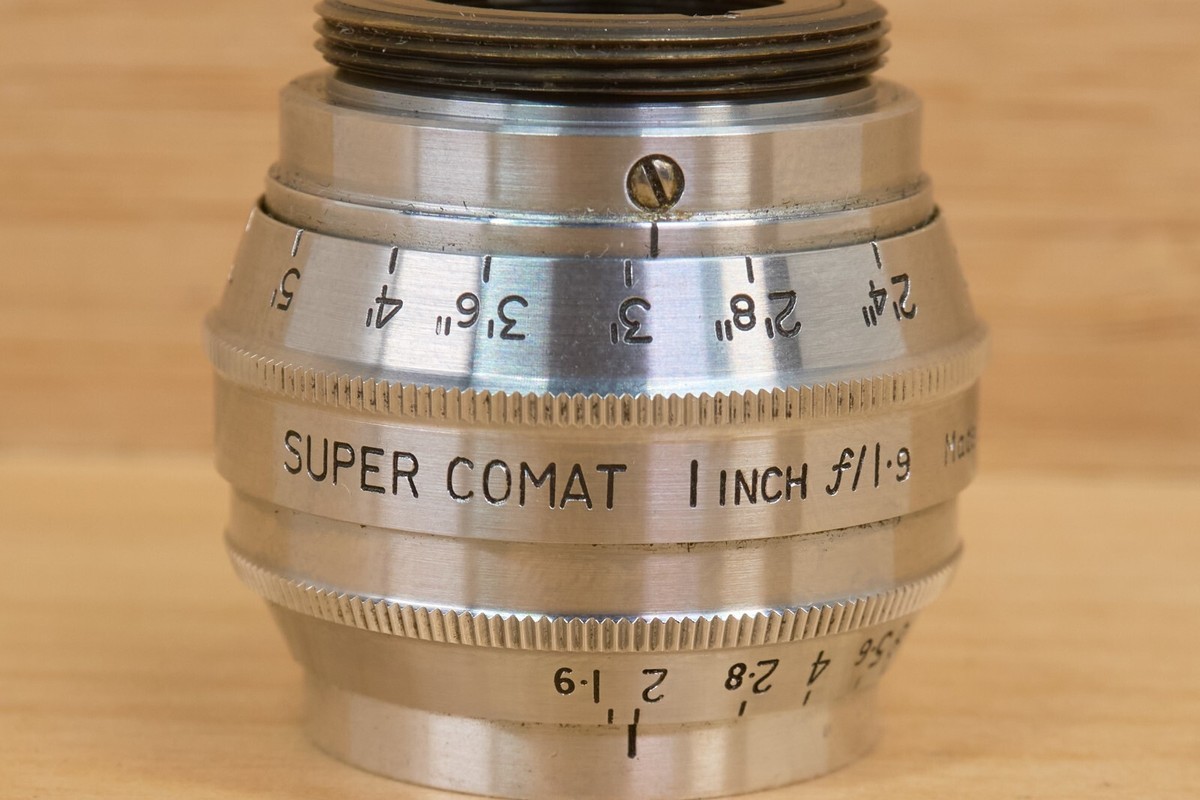 レンズ(単焦点) TAYLOR & HOBSON SUPER COMAT 1inch F1.9 Vintage 50s Taylor Taylor & Hobson Super Comat 25mm (1 inch