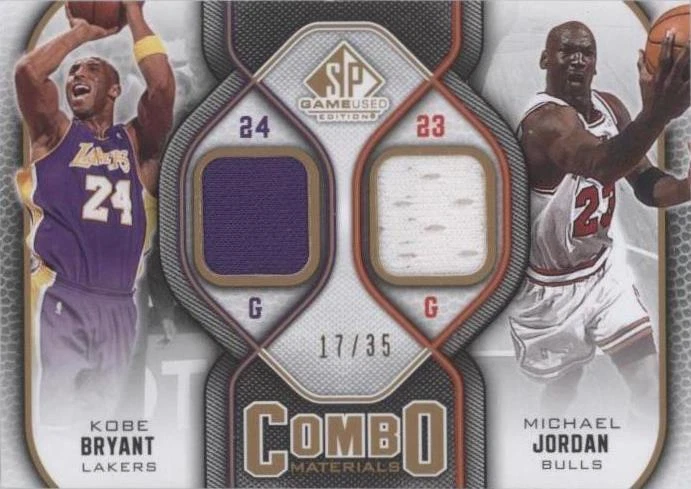 2009-10 SP Game Used - Kobe Bryant/Michael Jordan #CM-JB for sale