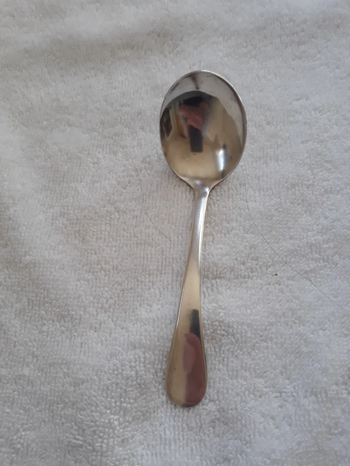 Pre- 1856 R. WALLACE & SON, German Silver/Nickel Alloy Small Sauce Ladle