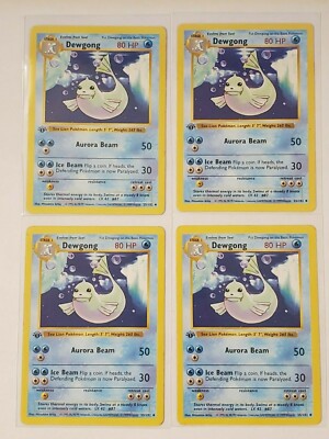Seel&Dewgong 1st edition shadow less