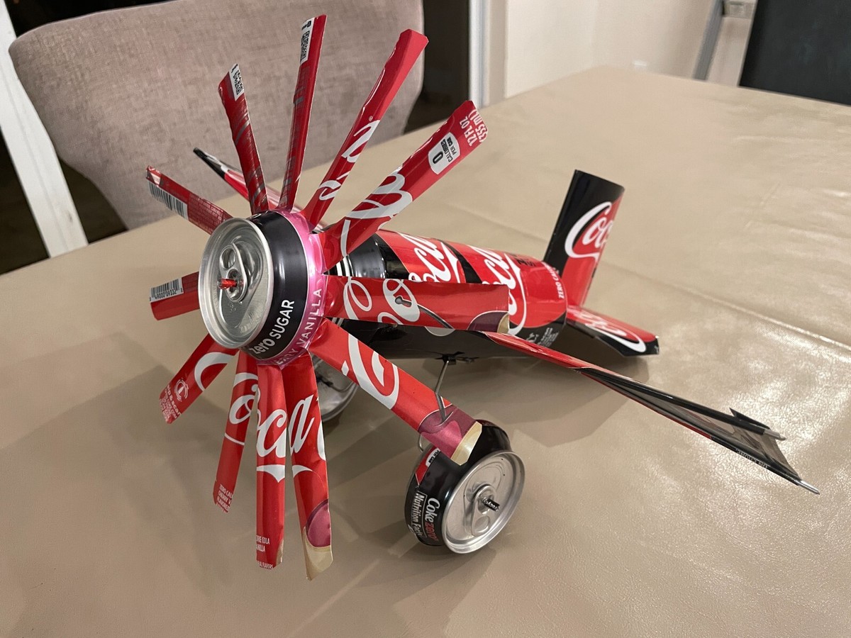 Coca-Cola Zero Aluminum Can Model Airplane - Nicely Crafted | eBay