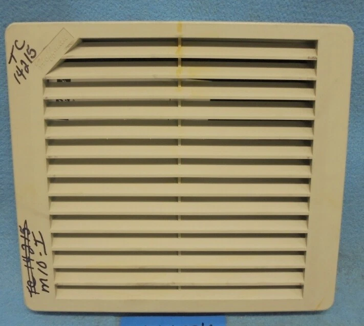 HOFFMAN TEP6 THERMOPLASTIC EXHAUST FAN GRILLE, 6" FAN GRILL, LIGHT GRAY - Image 2 of 4