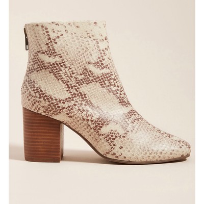 seychelles snakeskin booties