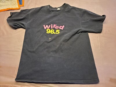 Wired 96.5 Chio In The Morning Black T-Shirt Size Large