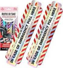 Original ROTH ID TAG™ Kit | Emergency Contact Identification System for Car Seat
