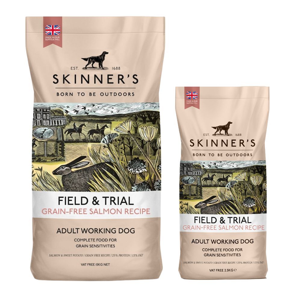 Skinners Field & Trial Adult Salmon Grain Free Working Dog Food Various Sizes eBay