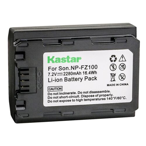 NP-FZ100 Battery & Charger for Sony C-QZ1 Sony Alpha 9, A9, 9R, A 9, A9R