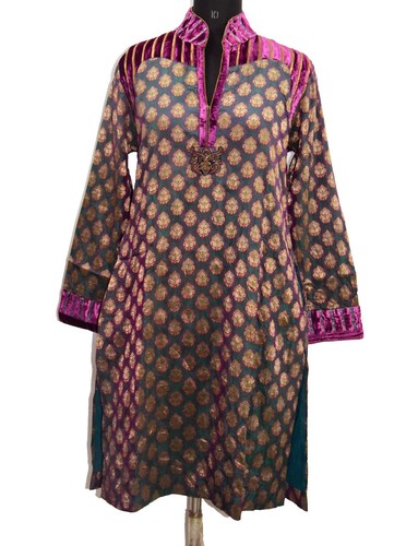 Vintage Brand Ritu Seksaria Zari Hand Embroidered Wedding Dress Kameez Kurta