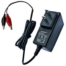 AC Adapter w/alligator clips Power For Mighty Max ML-AC612 SLA 6V/12V Series
