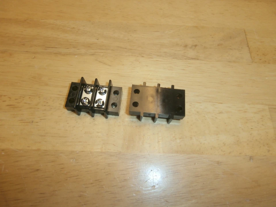 NTE 25-B600-02 TERMINAL BLOCK BARRIER STRIP 2 POLE 25AMP,NEW - Image 4 of 4