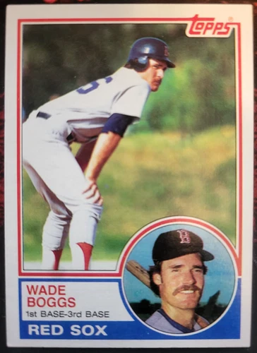 1983 Topps WADE BOGGS RC NM #498 HOF