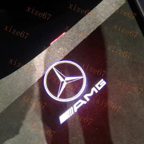 2pcs No fading For CLK W208 W209 Car Door Projector LED light Kit 2001-2009 AMG - Picture 3 of 8