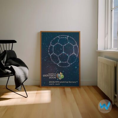2006 Soccer World Cup Germany Poster - Football Wall Art 12X16
