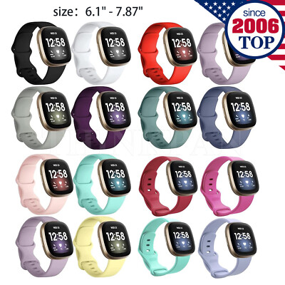 SMALL Bands for Fitbit Versa 3/4/Sense/Sense2 Repalacement Sport Strap 