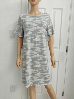 camo print t shirt dress Fun Camo Couture Short-sleeve T-shirt Dress Ladies Teens -trendy Camouflage  Dress Women - Streetwear Sporty Chic Style - Matching Couples